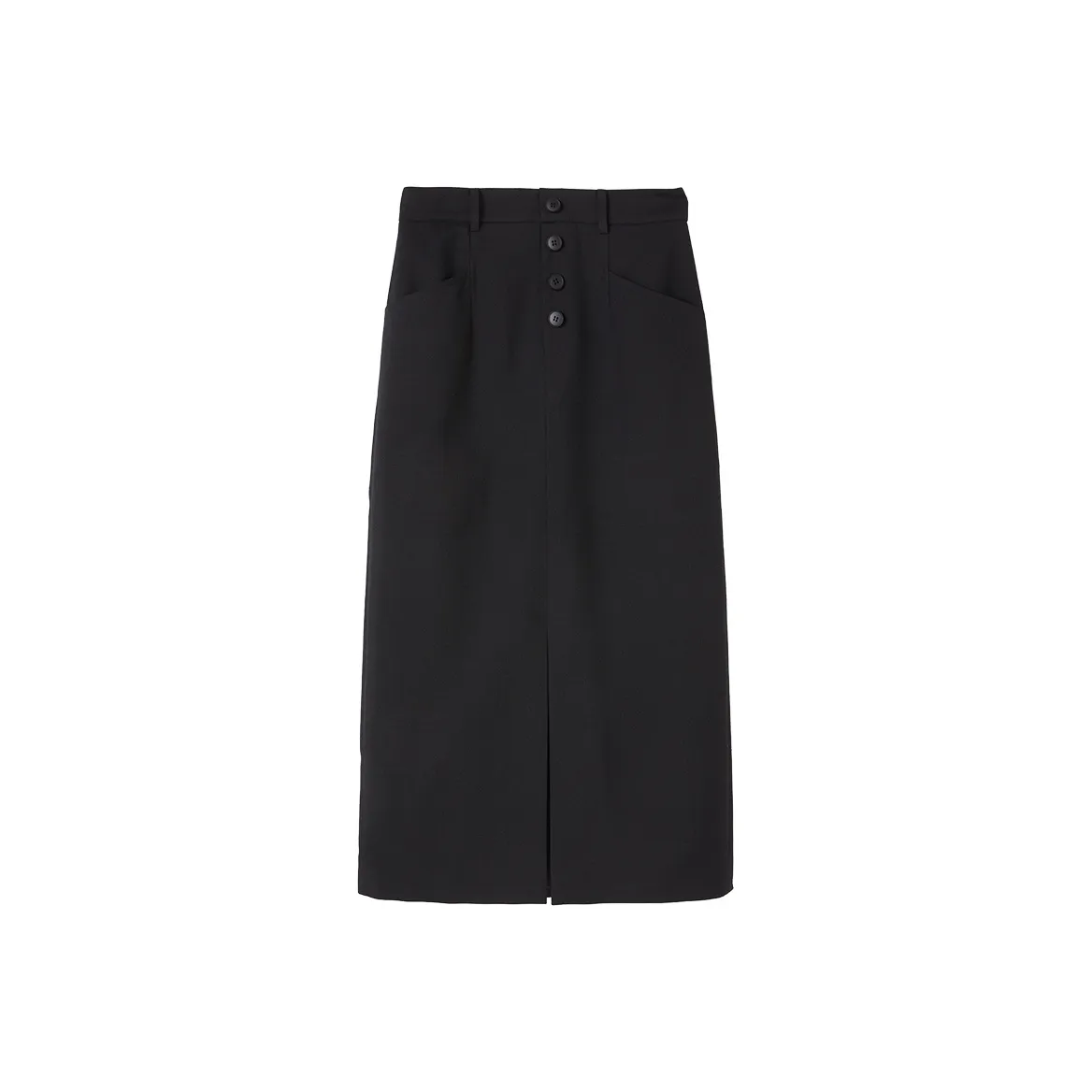 XIANGYING Повседневная длинная юбка женская черная