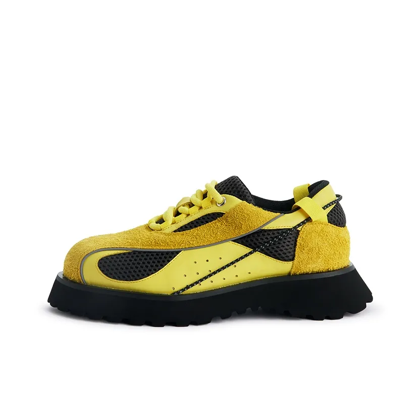 CONP Низкий топ кэжуал унисекс желтый