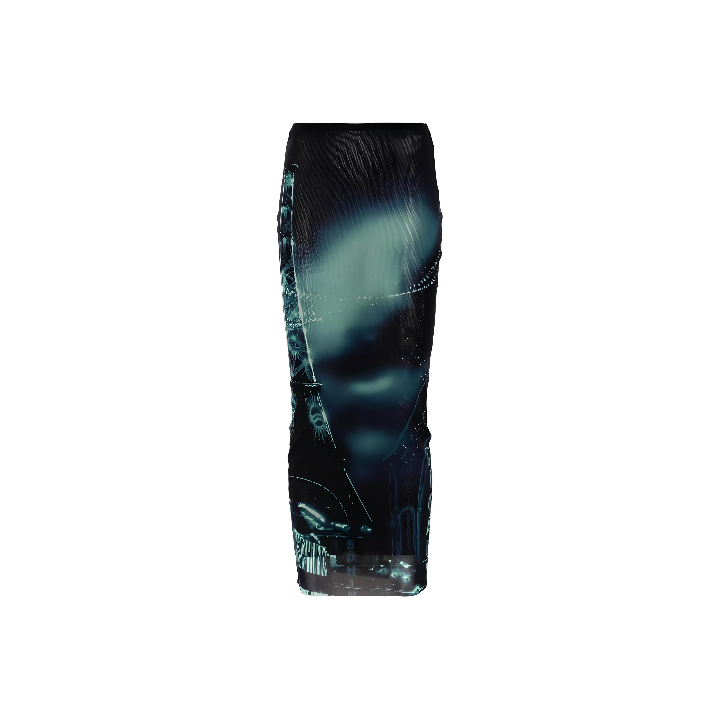 Jean Paul Gaultier Pigalle print Maxi Skirt