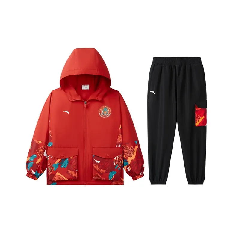 Antakids Повседневная спортивная одежда New National Флаг Красный Мечтательный черный Детский