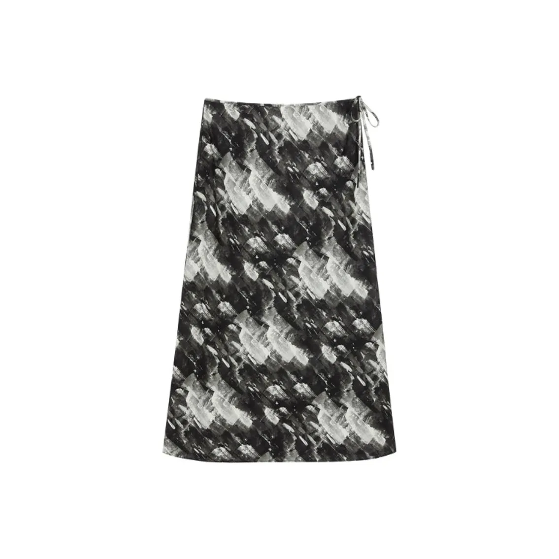 BEBE Повседневная длинная юбка женская черно-белая