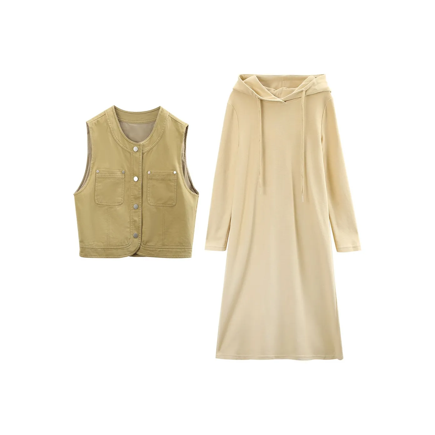 A paradise for awakening Комплект с юбкой Женские Желтый