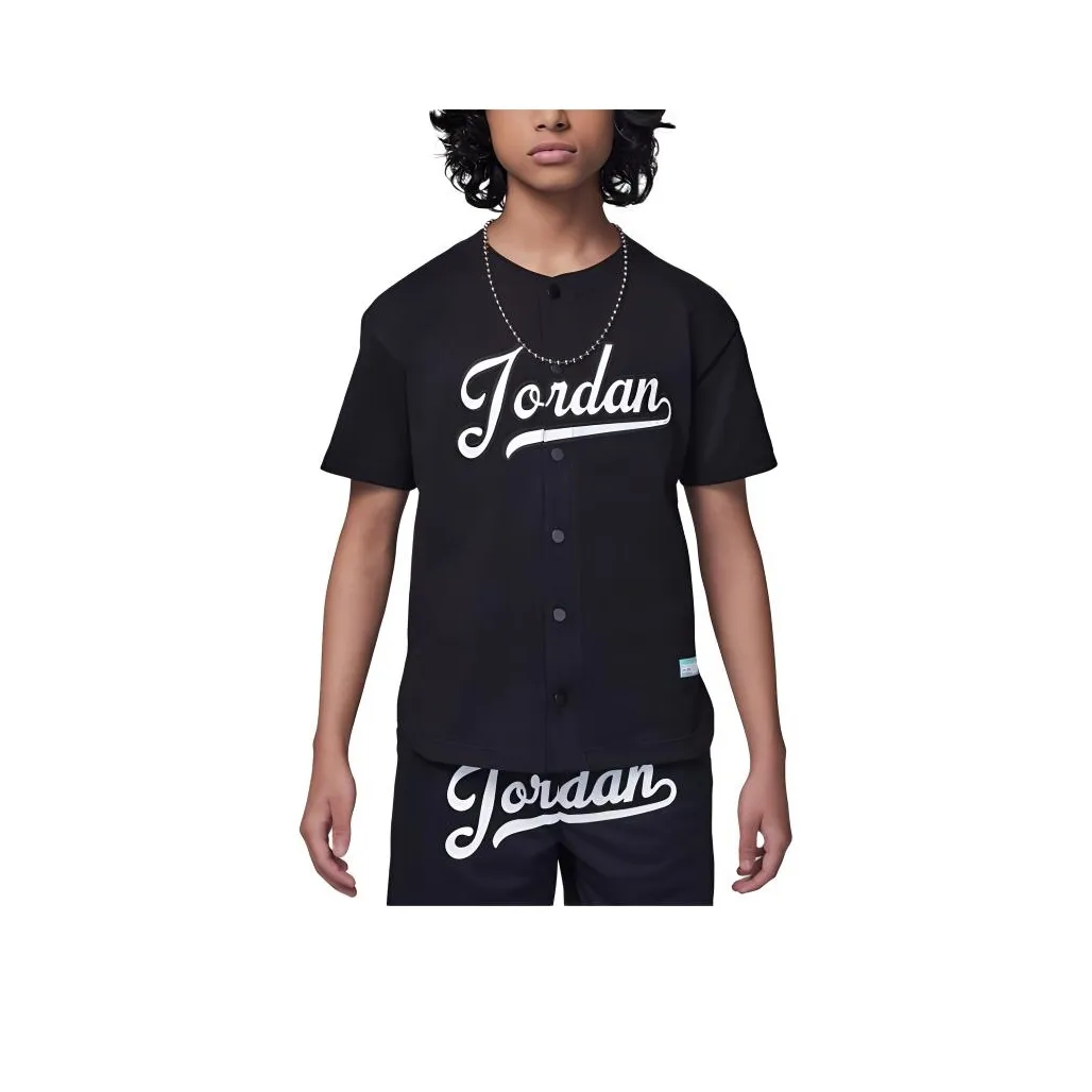 Джордан Письмо Детский топ Лето Черный