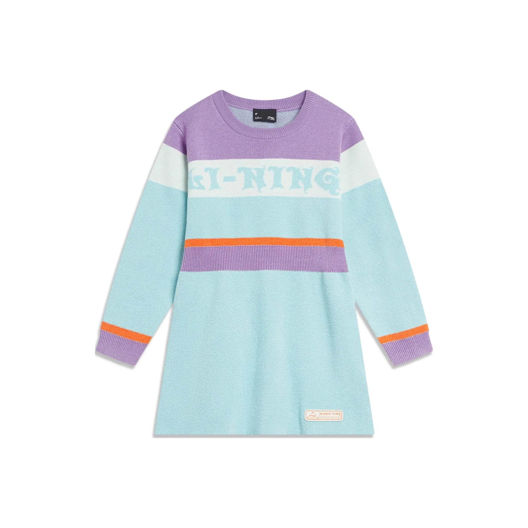 LINING YOUNG Платье Sports Life Collection Свет Лотосовый фиолетовый Озеро Серо-голубой Детский