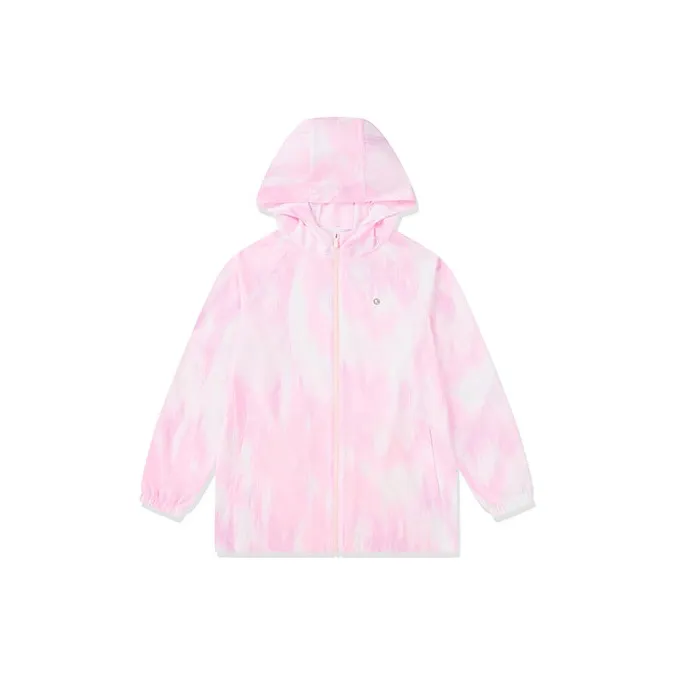 QIAODAN Туристическая одежда Сладкий розовый Full с принтом