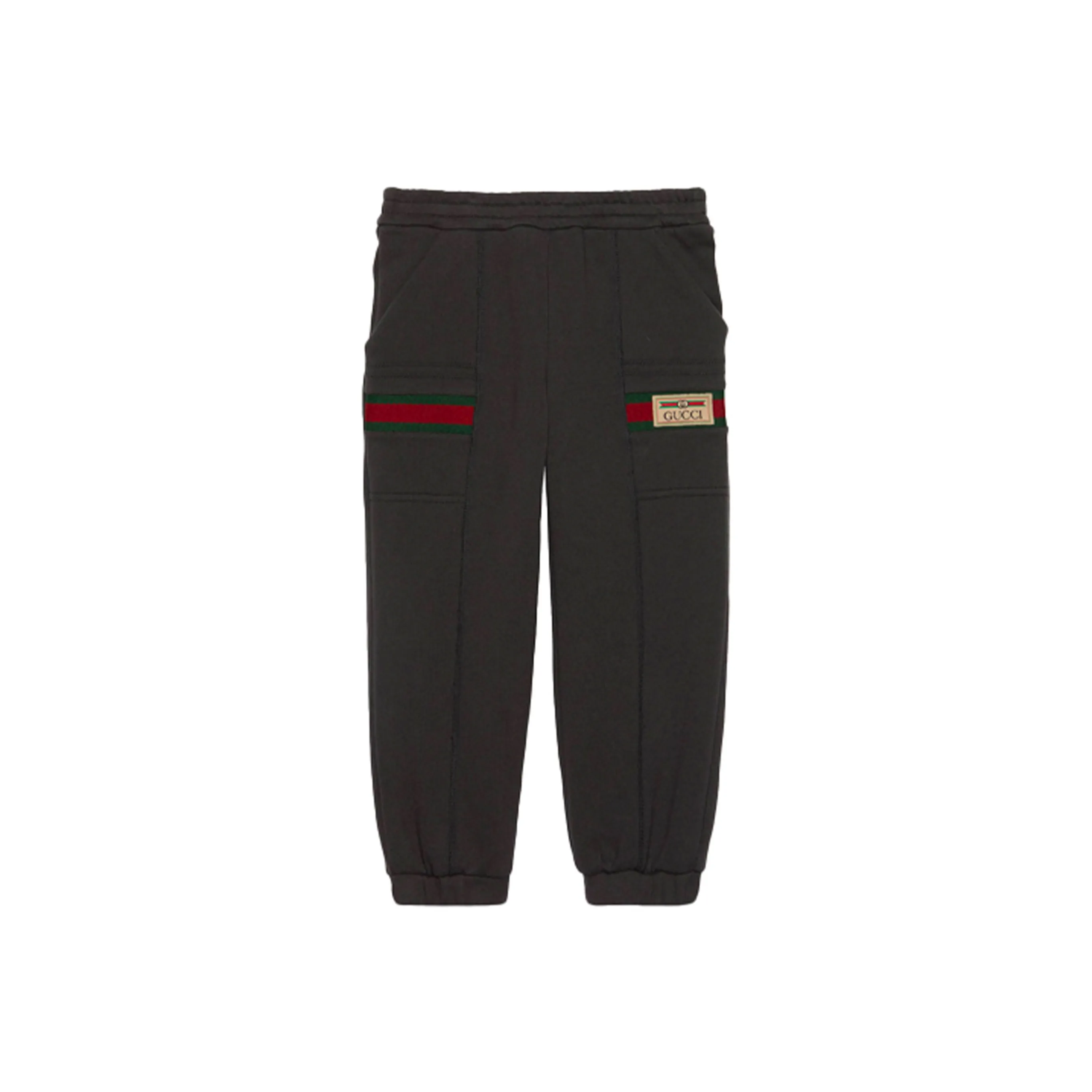 Детские GUCCI Вязаные Спортивные Штаны Темно-Серый