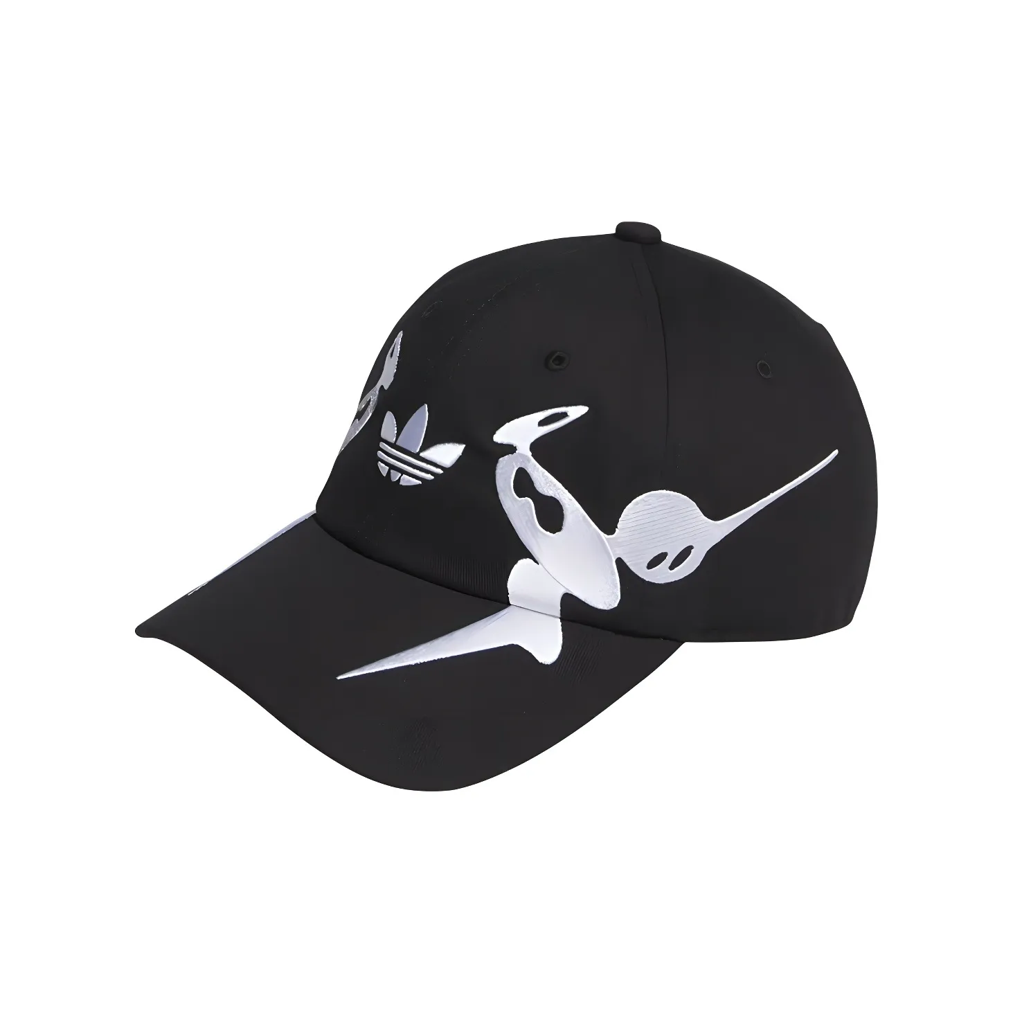 Adidas Хлопок Хлопок Саржа Кепки Унисекс Черный