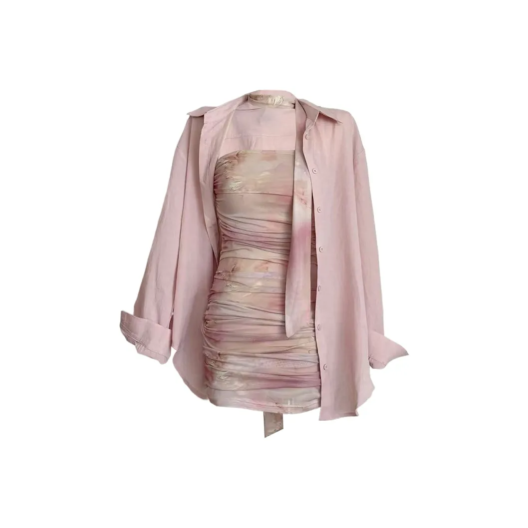 Icicofficial Комплект с юбкой Женские Розовый