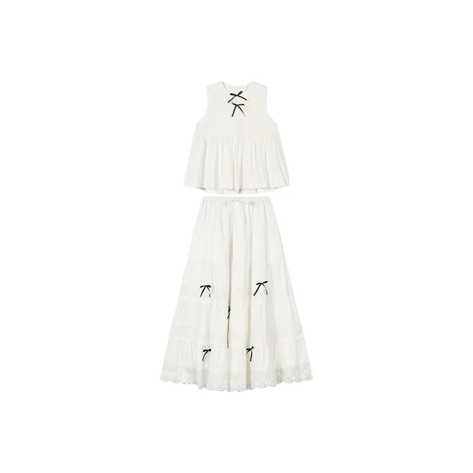 YGPRW Two Piece Skirt Sets Women's