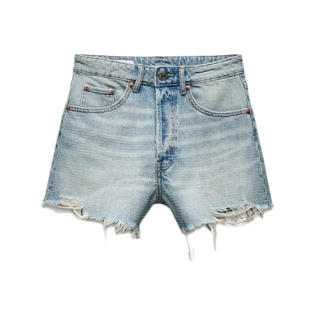 ZARA Синие Женские Джинсовые Шорты