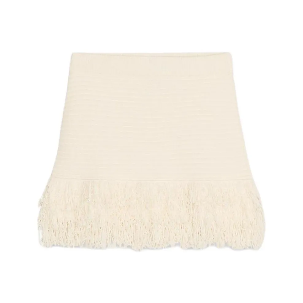 ZARA Casual Short Skirts Women's Raw White
