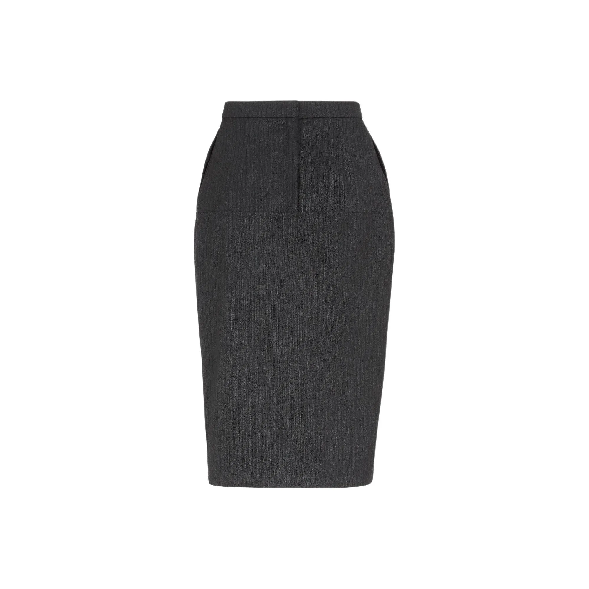 FENDI FW24 Casual Long Skirts Women's Black