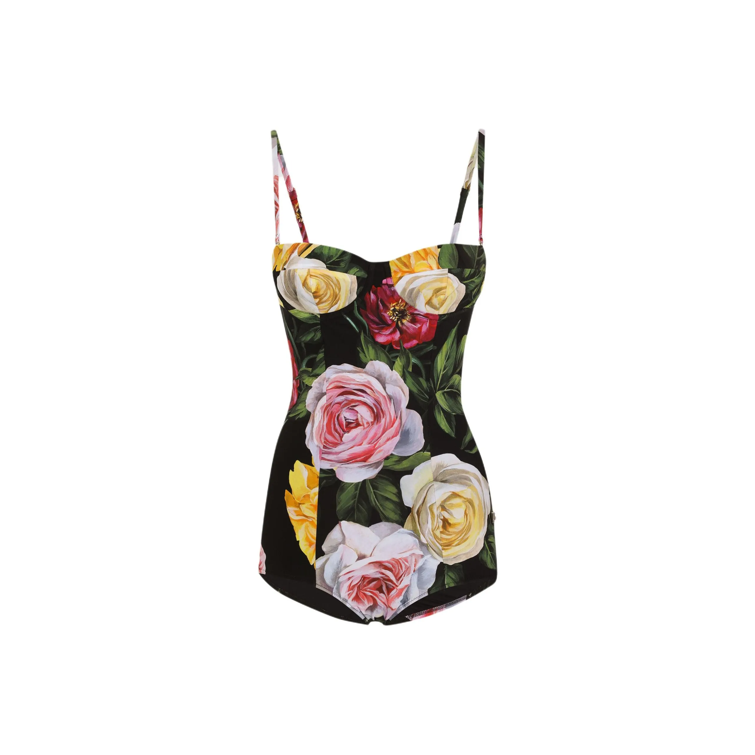 dolce ballerina & Gabbana Floral Printed One Piece Swimsuit