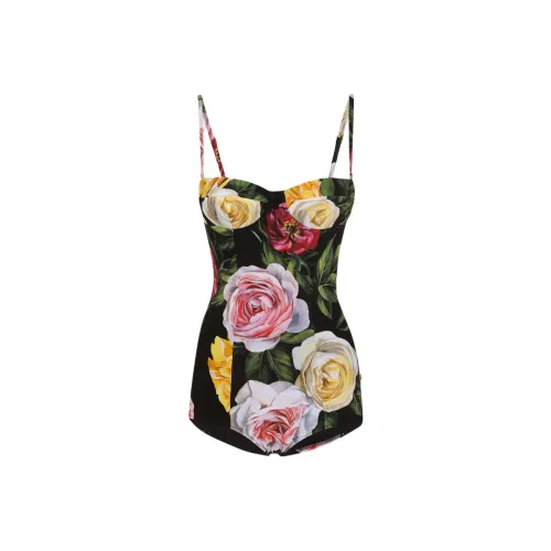Dolce & Gabbana Черные Женские Ван-Пис Купальники