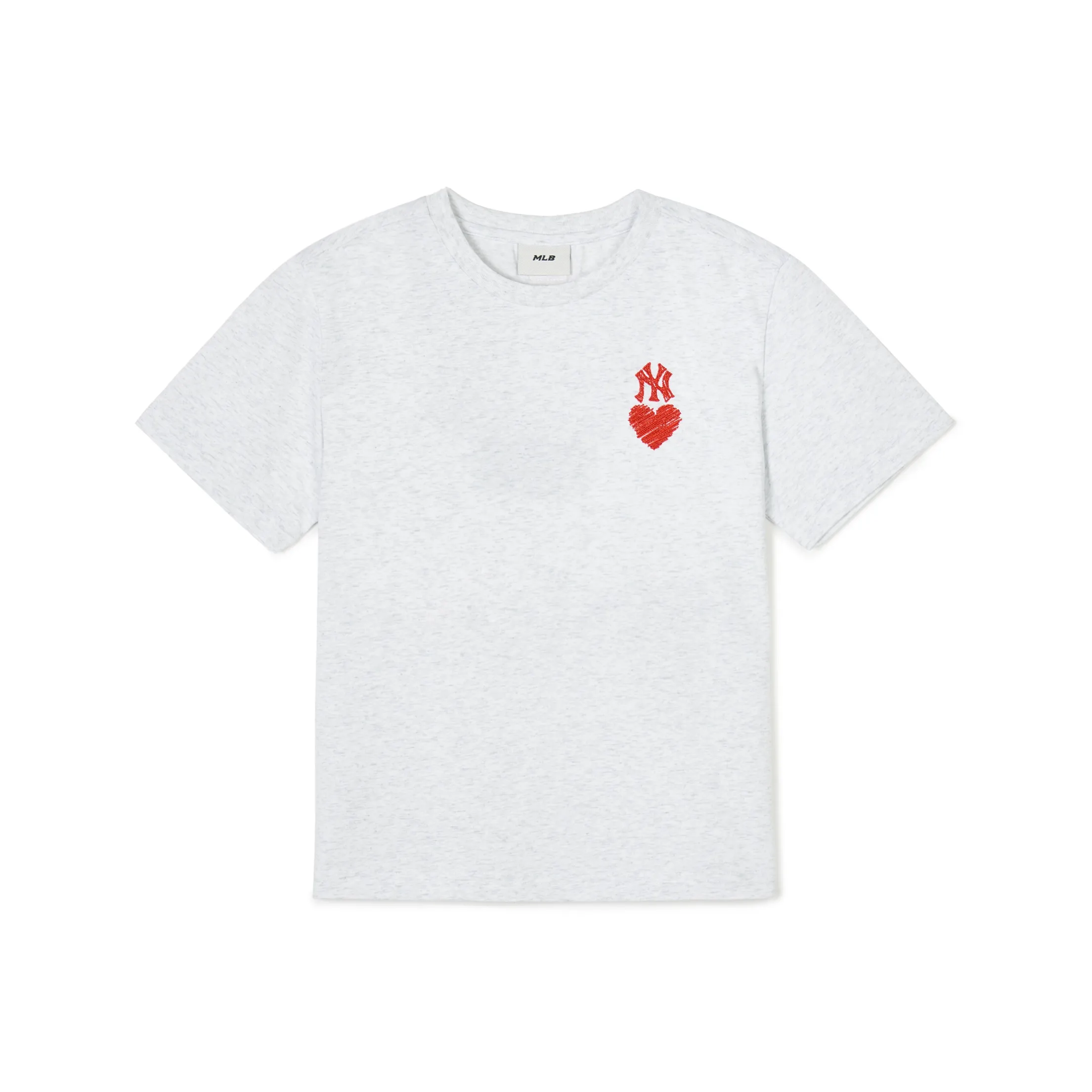 Mlb Base Logo Нью-Йорк Янкис T-рубашка Светло-пшеничный серый Детская