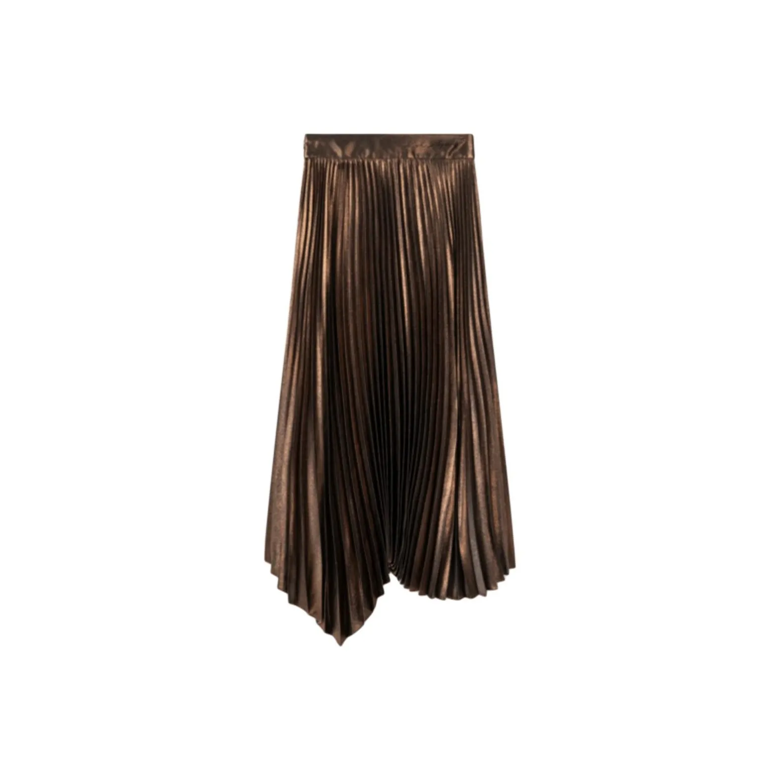 KARL LAGERFELD Повседневный Длинный Юбка Женские Темный Золото