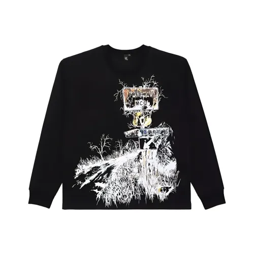 Alexander McQueen Черный Мужские Свитшоты