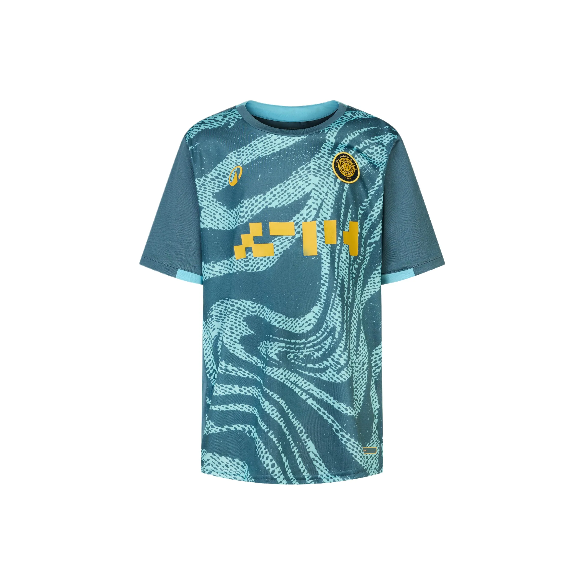 DECATHLON T-рубашка бирюзового цвета для детей в возрасте 3-7 лет