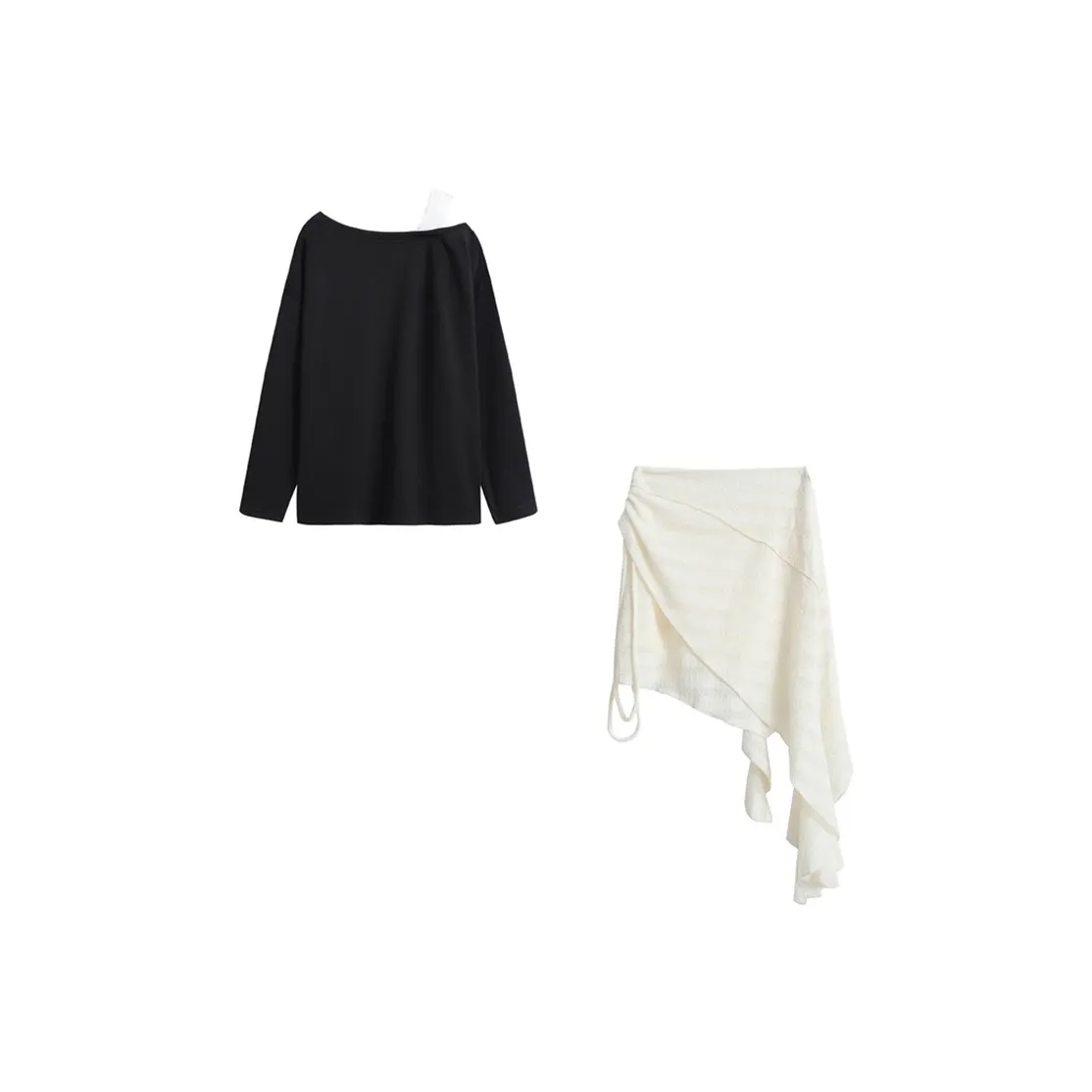 ETSE Two Piece Skirt Sets Women's