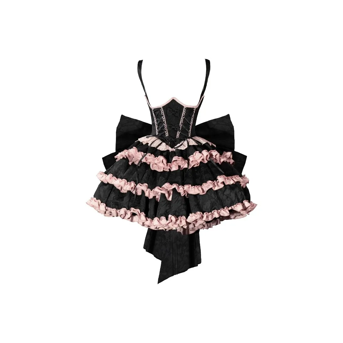 Leopard Kitten Лолита-стиль Женские Черный Розовый