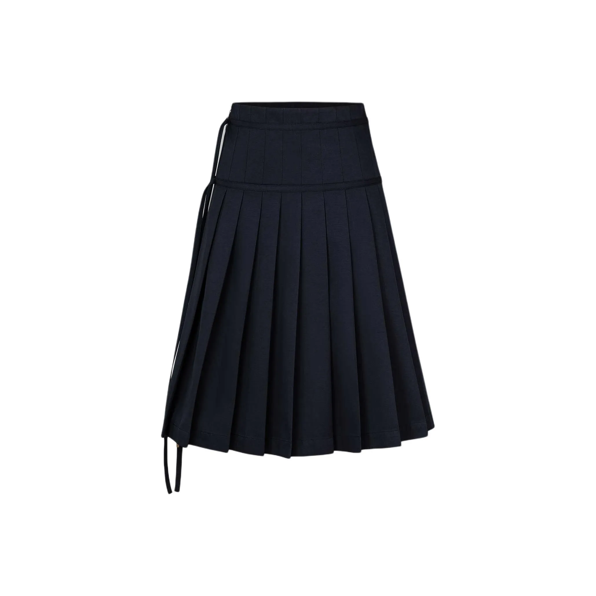 KARL LAGERFELD SS25 Повседневный Длинный Юбка Женская Темно-синий