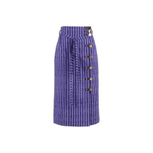 Altuzarra Синие Женские Повседневные Длинные Юбки
