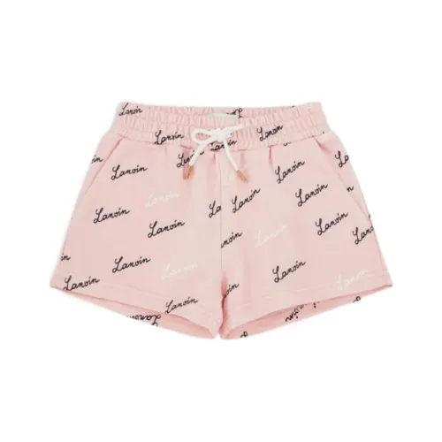 Lanvin Розовые Брюки для Детей