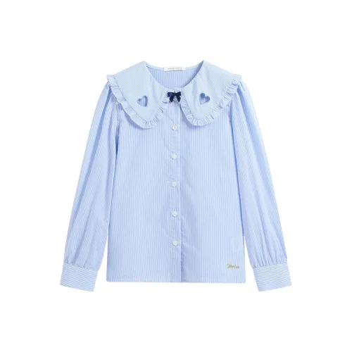 YeeHoO Blue Kids Рубашки