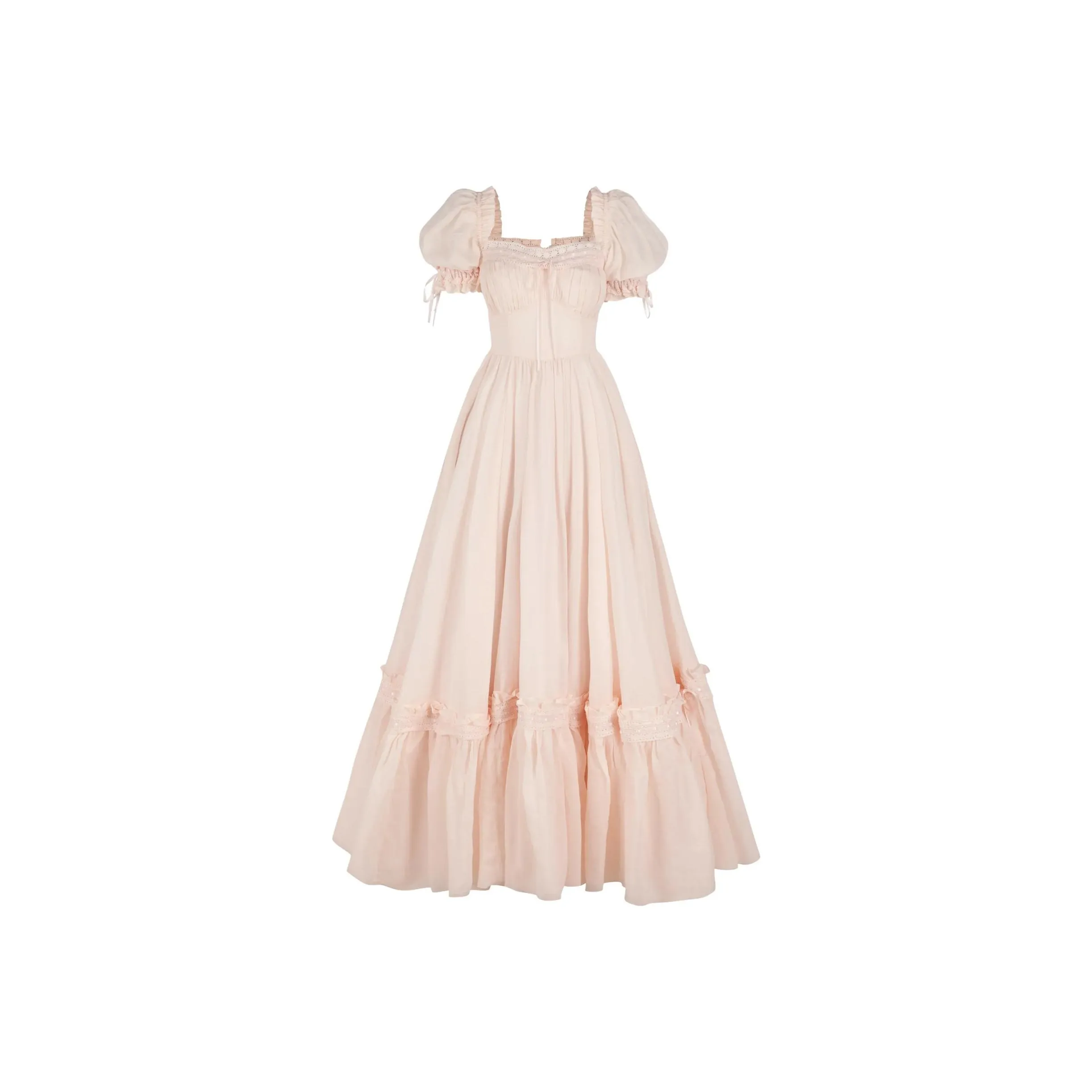 Selkie Collection SS24 Evening Dress Women
s Light Pink