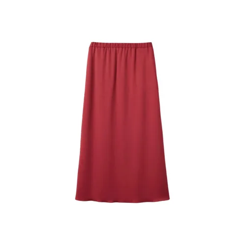 United Arrows Shanghai Limited Red Женские Повседневные Длинные Юбки
