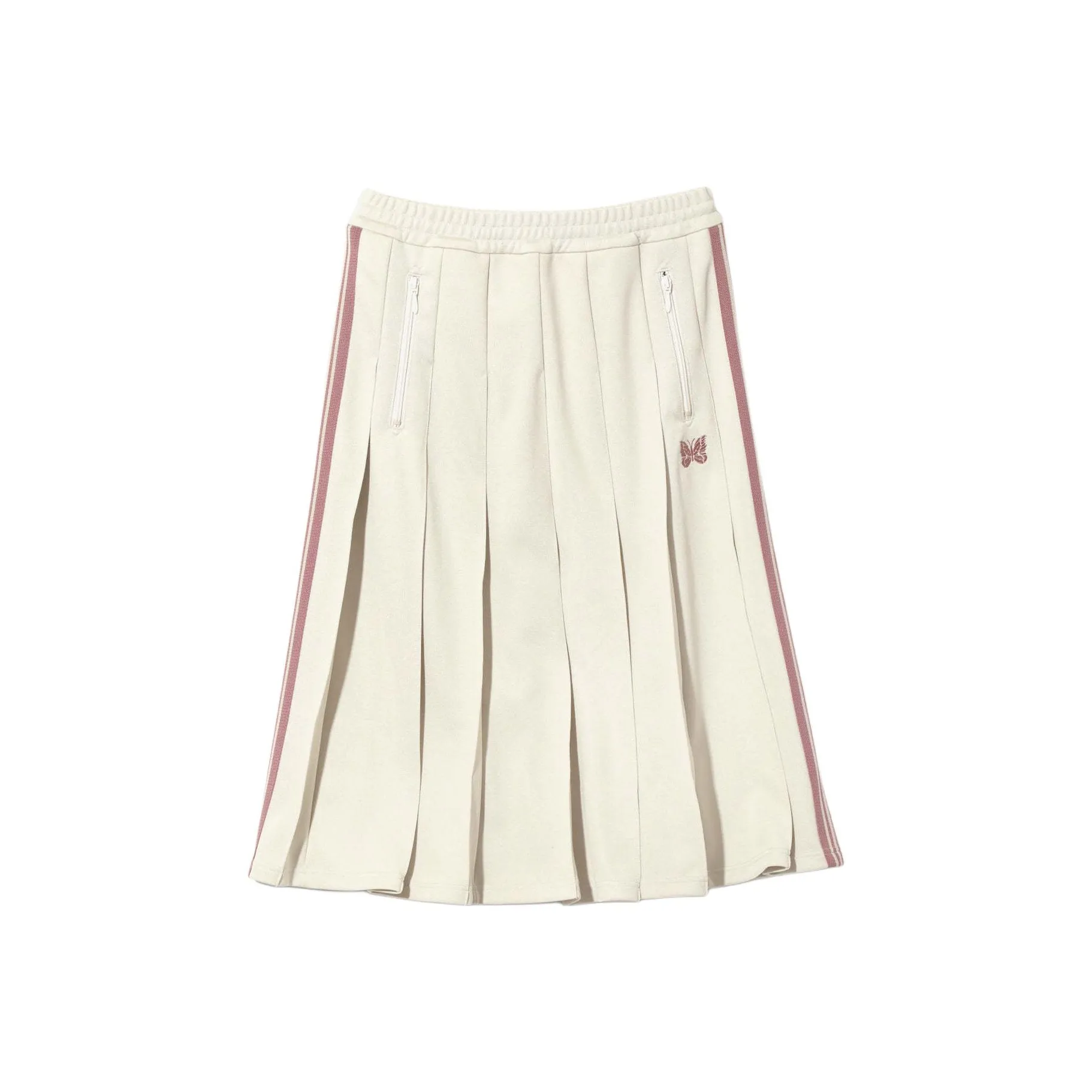 Needles Pleated Track Skirt 'Beige'