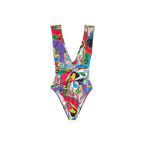 EMILIO PUCCI Многоцветные Женские Ван-Пис Купальники