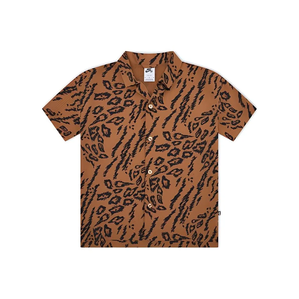 Nike Рубашка Светлая Британский Коричневый Какао Детская