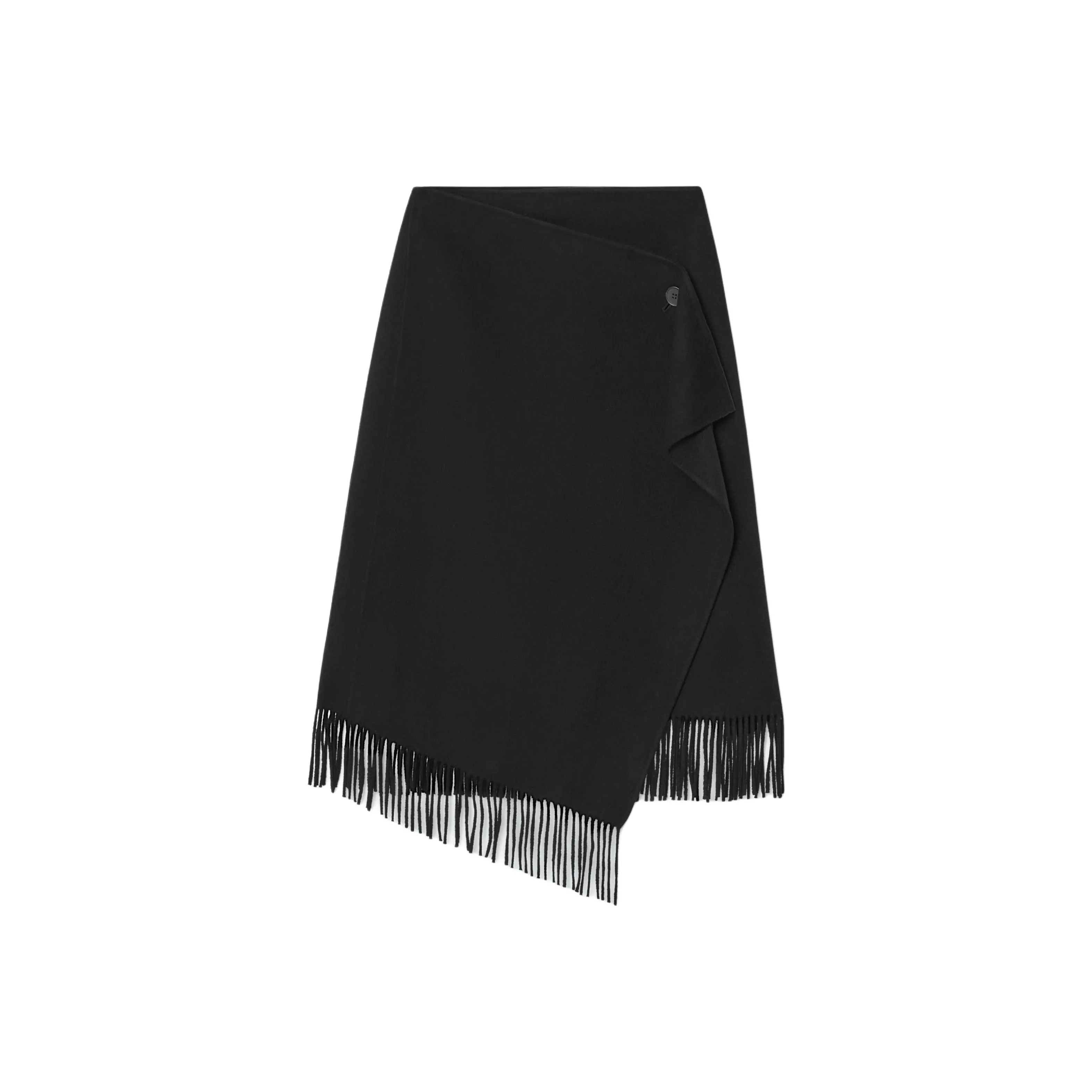 COS Повседневный Длинный Юбка Женские Черный