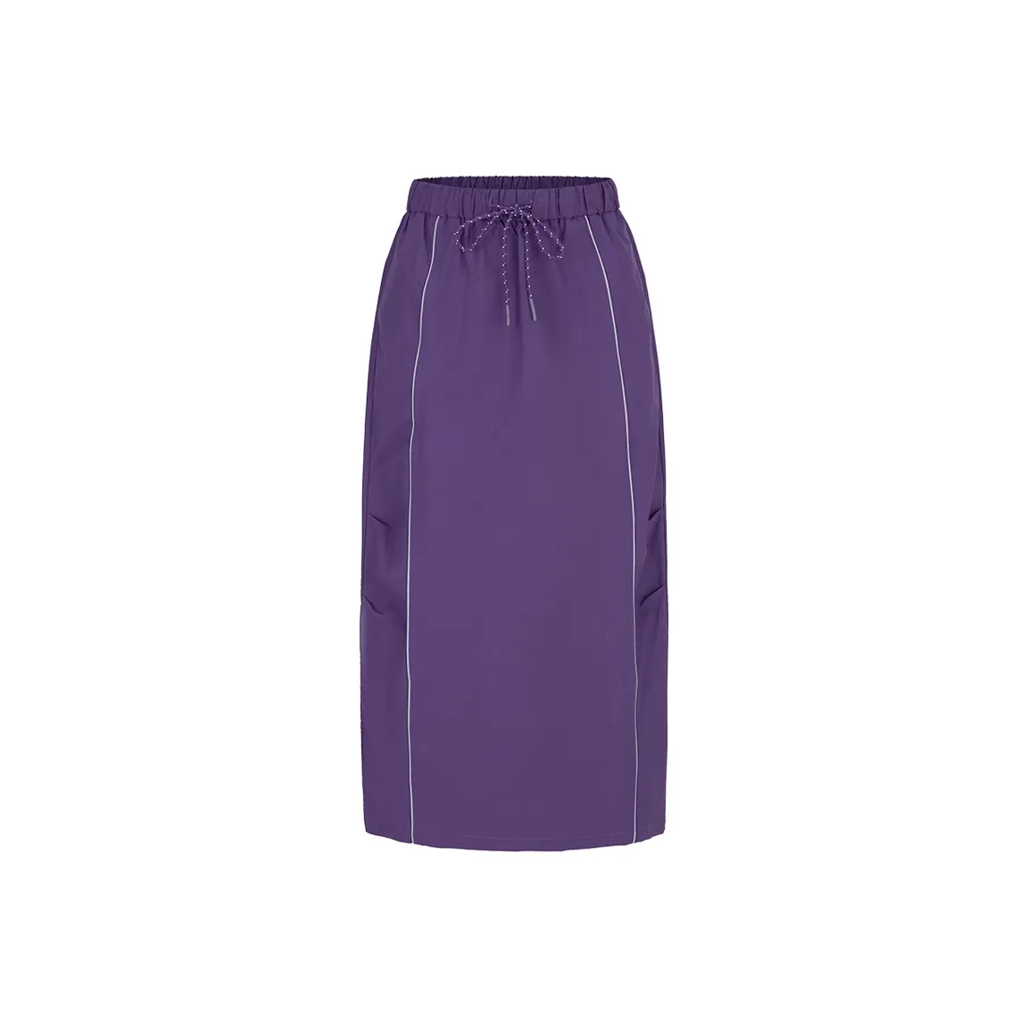 URppp Фиолетовый Женская Повседневная Длинная Юбка
