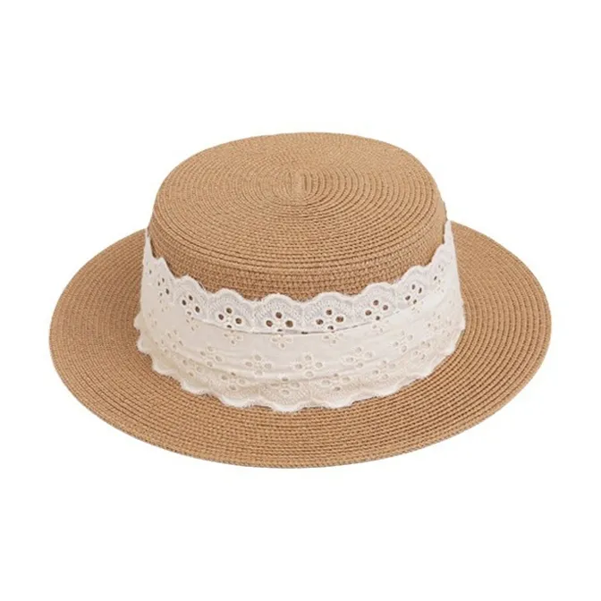 MUSTKOO Соломенная плетеная шляпа с защитой от солнца для женщин