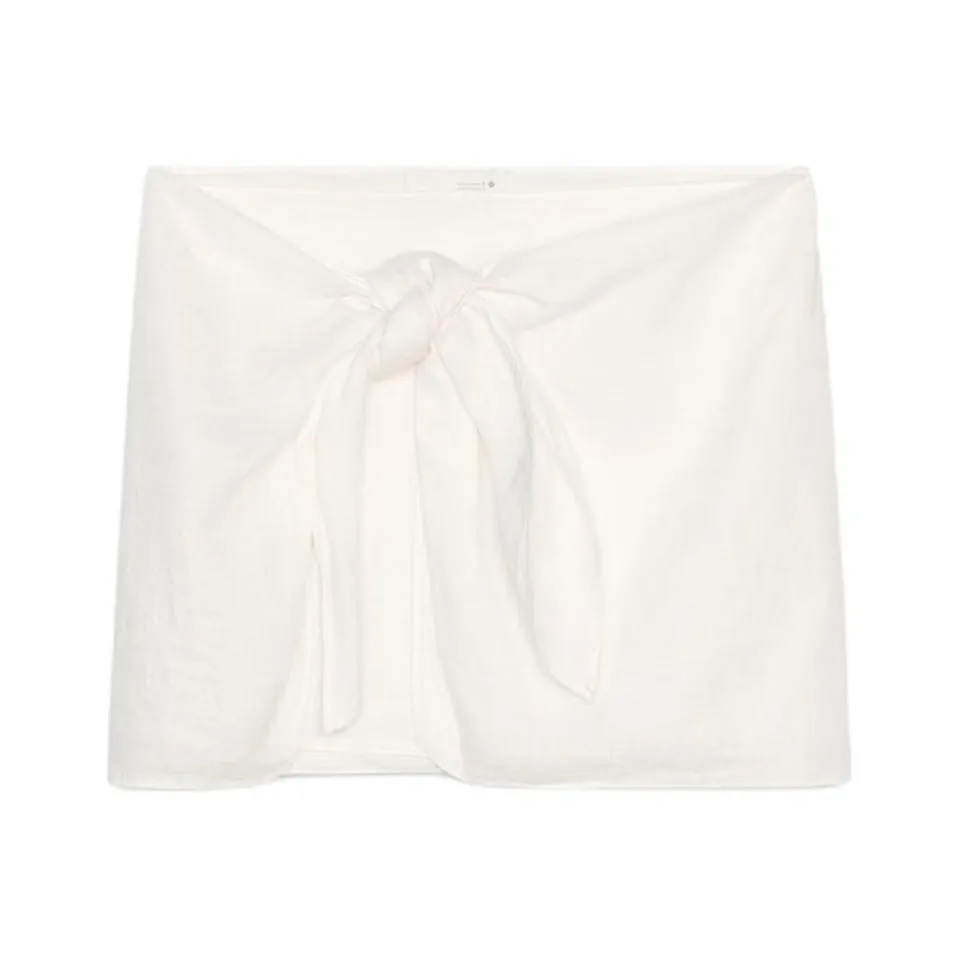 ZARA ZW Series Повседневные короткие юбки Женские Белые