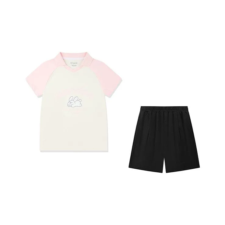 QIAODAN Повседневная спортивная одежда Лазурь Навес Белый Черный для детей 3-7 лет