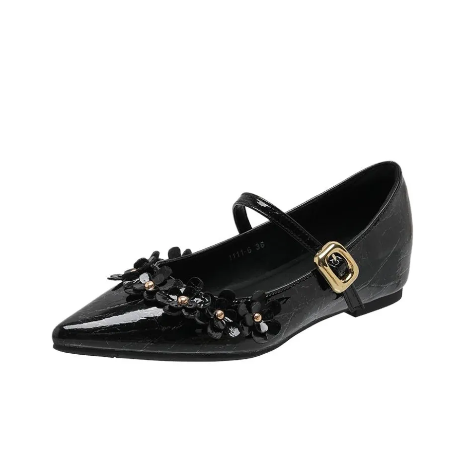 City Camel Плоская подошва Туфли Мэри Джейн Женские