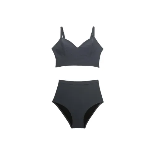 VIKINI VENDER SWIM WEAR BEACH WEAR Угольно-серый Женские Двухкомпонентные Купальники