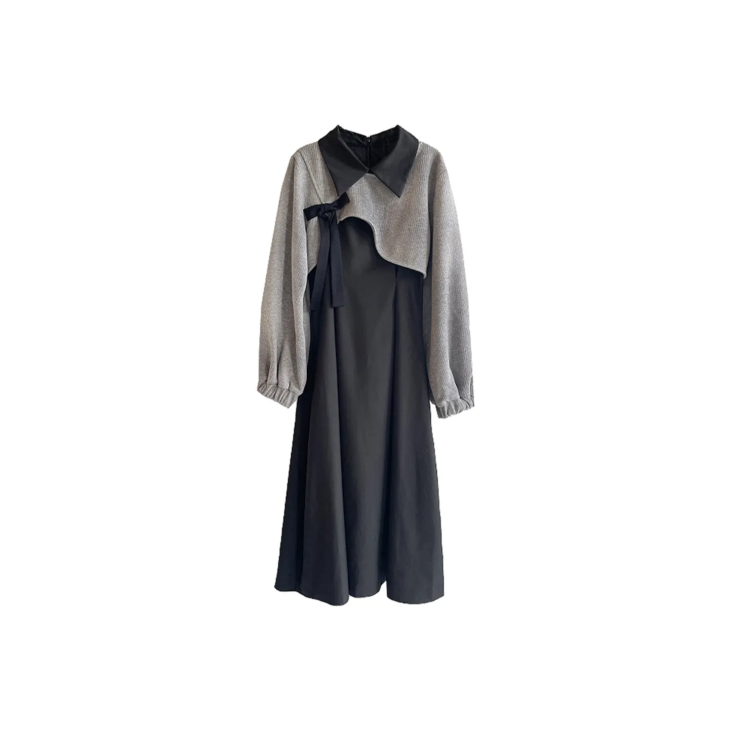 FLIM Skirt Set Women's Black Gray