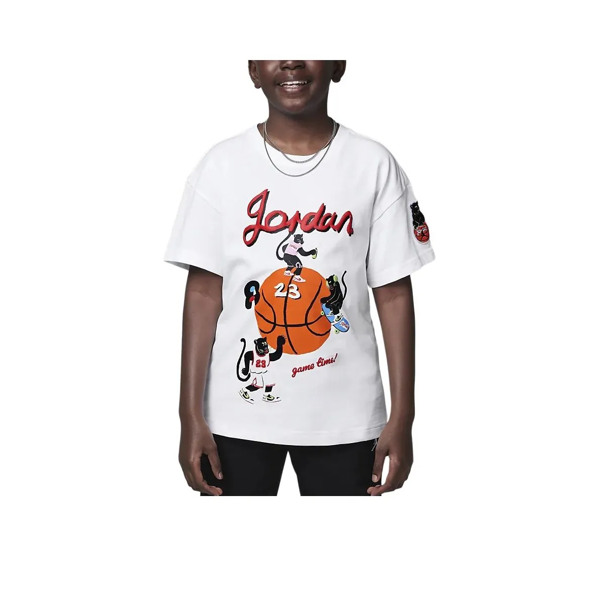 Jordan Apparel T-Shirt Белый Подростки