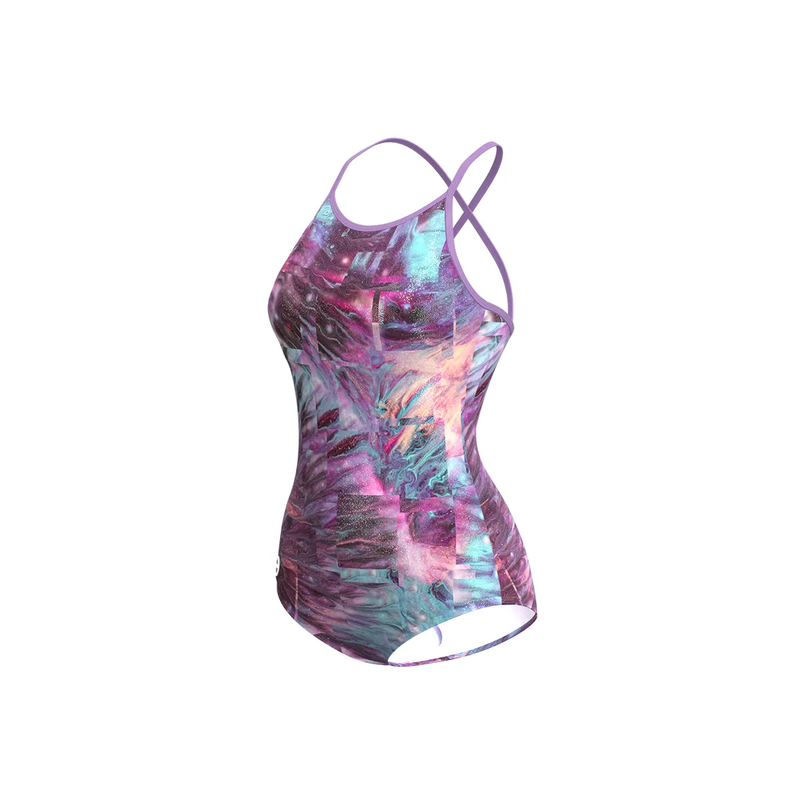 TOSWIM Ван-Пис Купальник Женские [Прозрачный Коралловый]