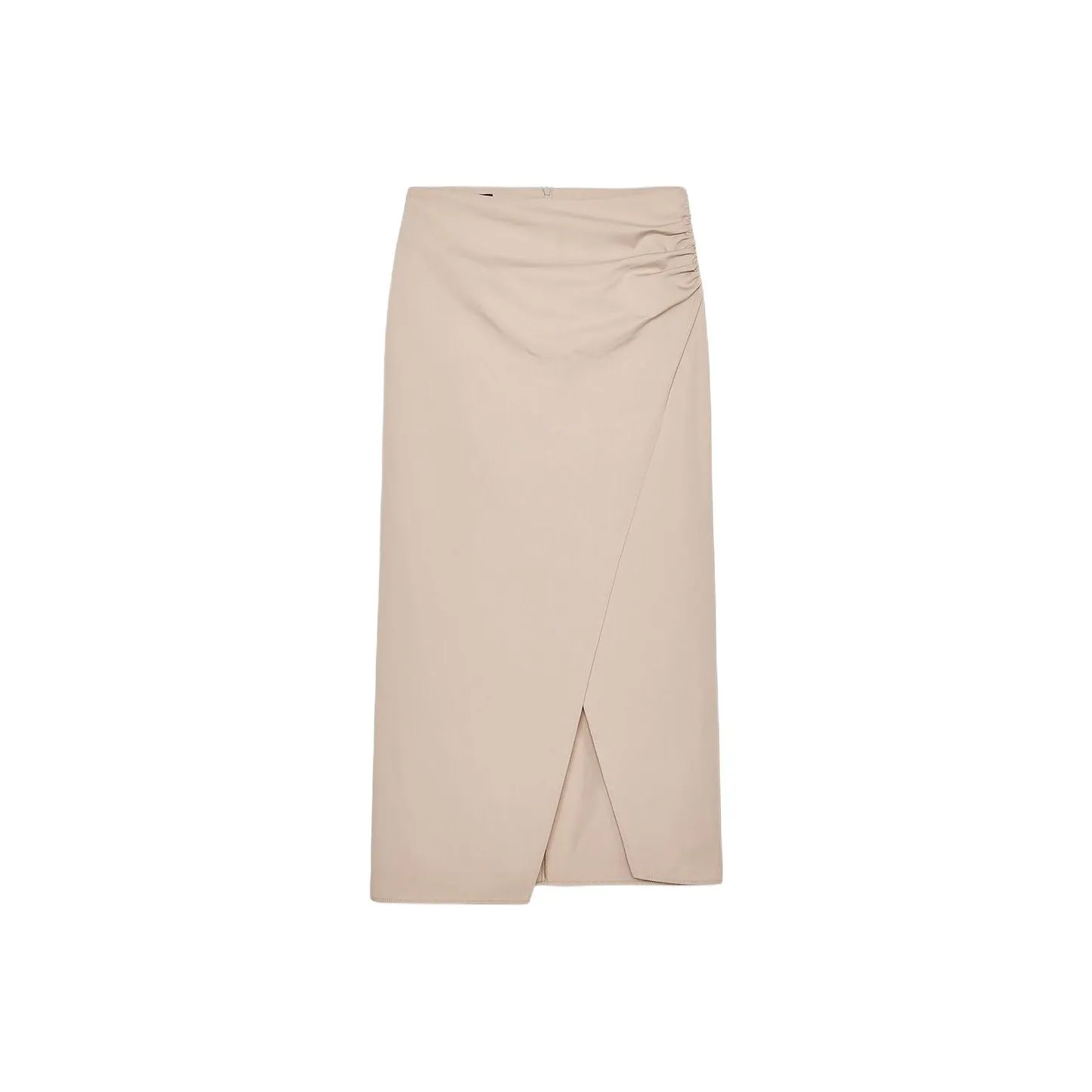 ZARA Повседневный Длинный Юбка Женская Коричневый