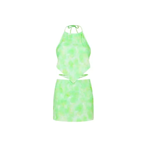 VIKINI VENDER SWIM WEAR BEACH WEAR Зеленый Женские Двухкомпонентные Купальники