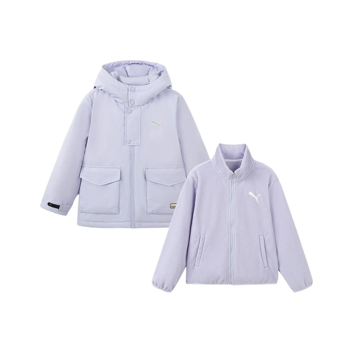 PUMA Пуховик Performance Розовый Фиолетовый Детский
