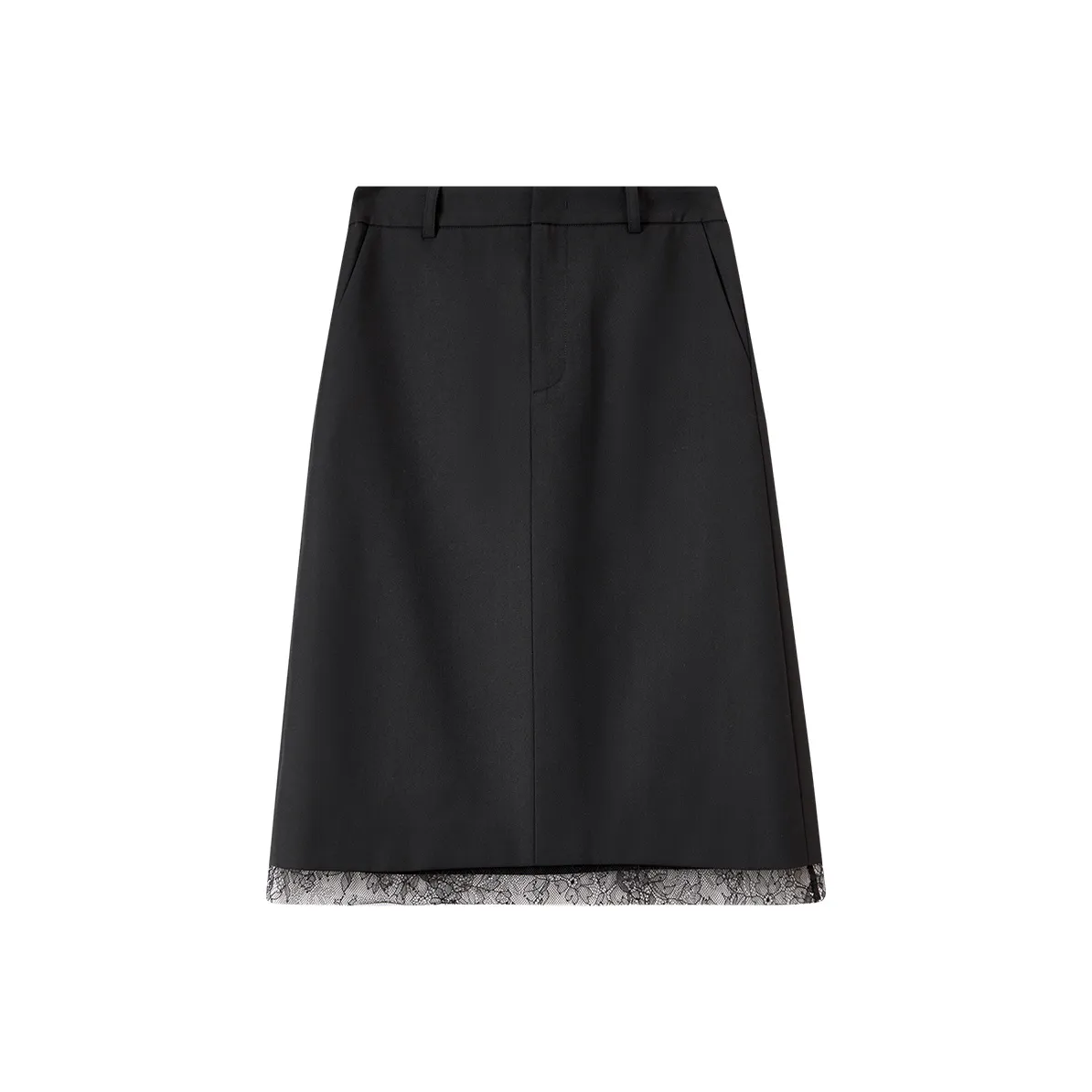 SENTUBILA Повседневный длинный юбка женский черный