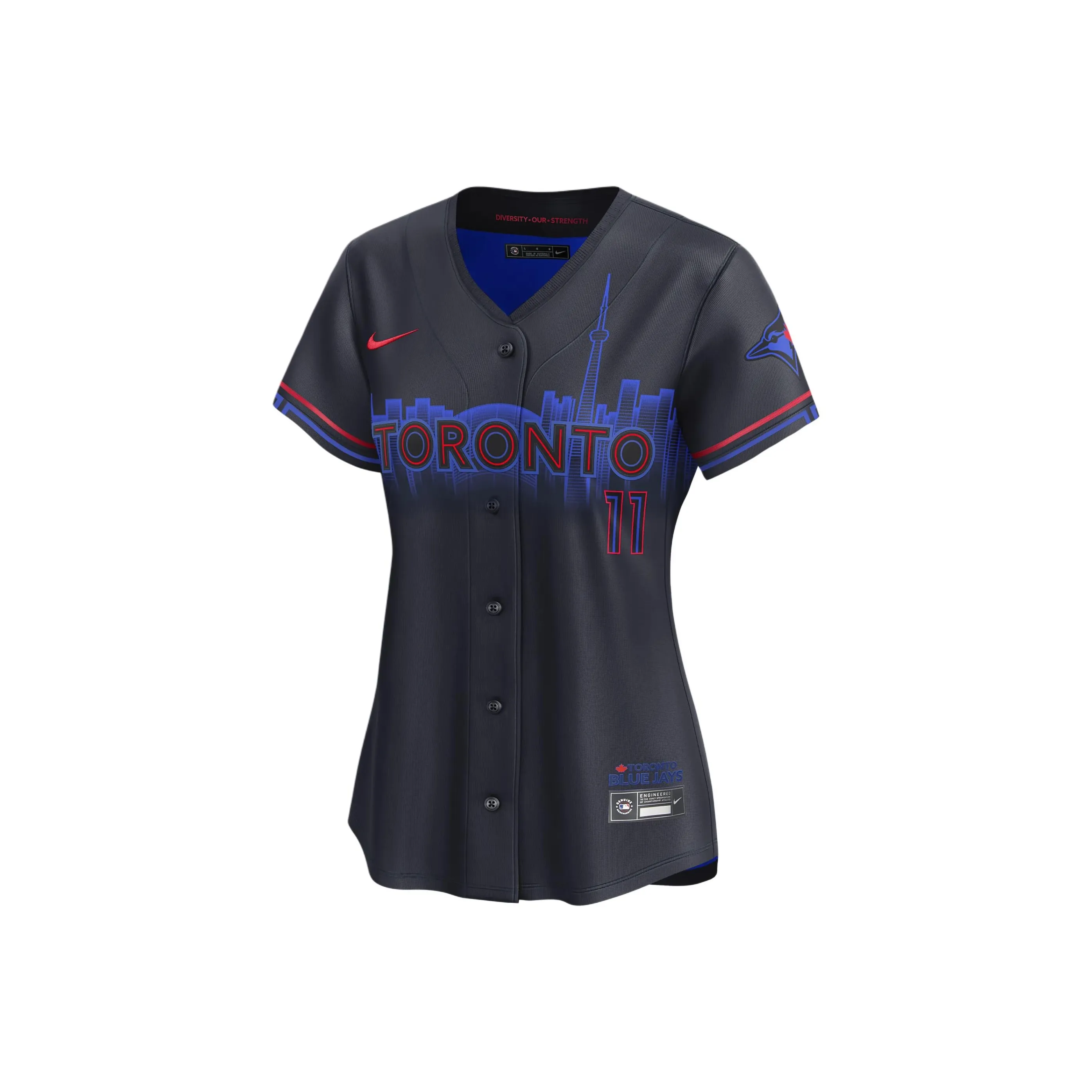 Nike Bo Bichette Toronto Blue Jays City Connect Women's Nike Dri FIT Adv Mlb Limited Jersey