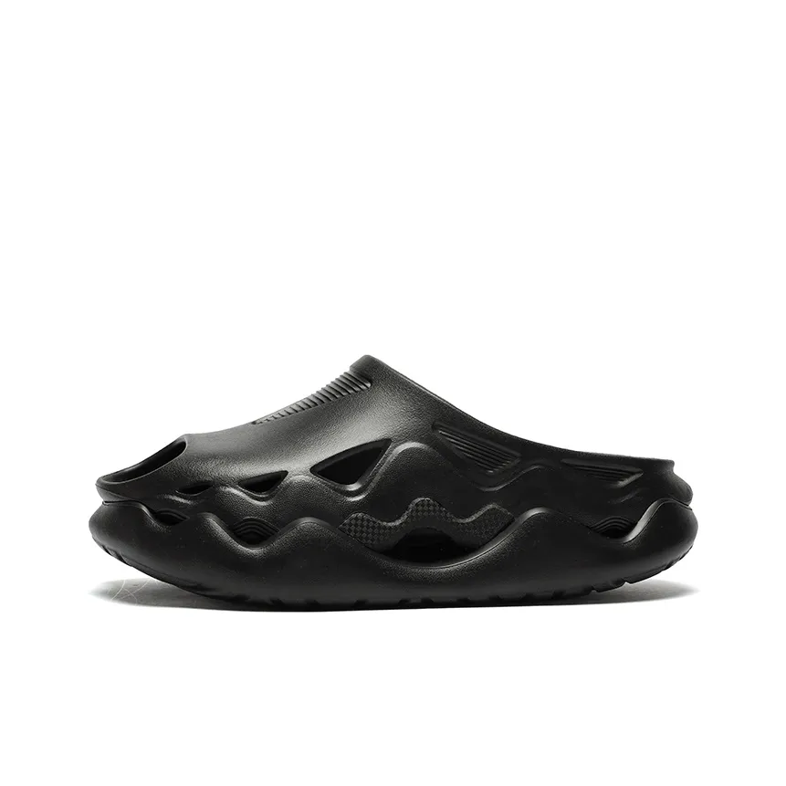 Cool Mamba Series Slip Resistant Massage Cushioning Slide Slippers Unisex Spurs Black