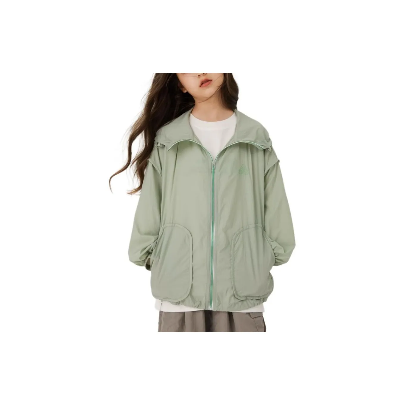 E.I Одежда с защитой от солнца Серый Зеленый Подростки